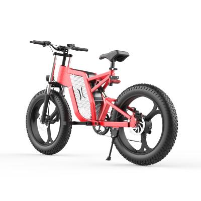 China Aluminum alloy frame 1000w 48V ebike full suspension / 7 e speed bikes electric bicycle 1000watts for sale