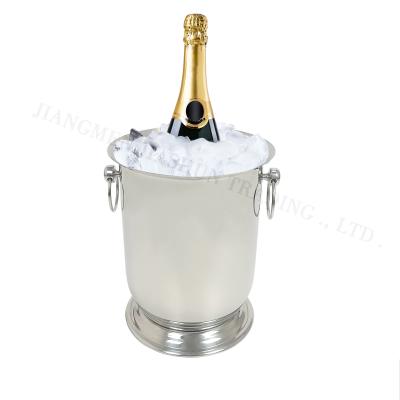 China Viable for Japanese Bar Party Portable Metal Ice Buckets Coolers with Base for sale