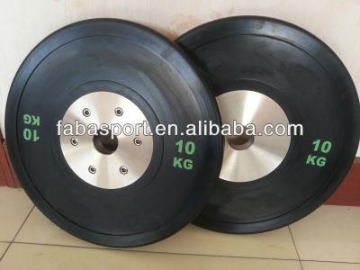 China SBR+NR Olimpic Competition Rubber Bumper Plates for sale