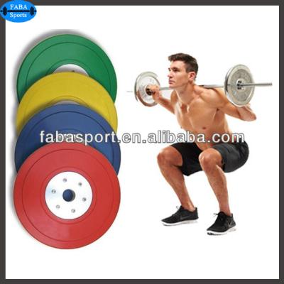 China SBR+NR Competition Rubber Bumper Plates (5kg 10kg 15kg 20kg 25kg) for sale