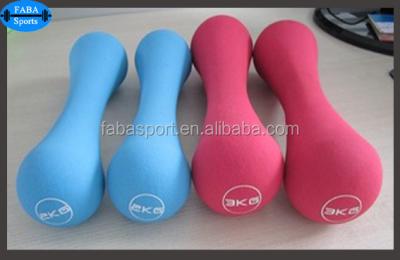 China Cast Iron With Colorful Color Vinyl Coated Dumbbell Fashion Fitness Dumbbell for sale