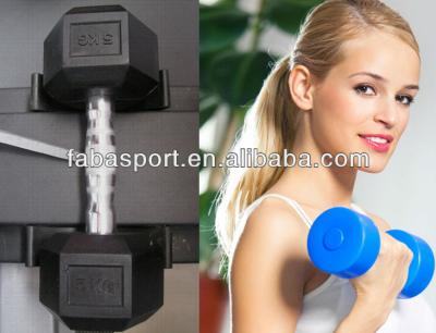 China SBR+NR DUM-2204 Rubber Dumbbell for sale