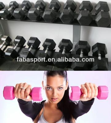 China Natural Rubber + SBR DUM-2211 Gym Dumbbell for sale