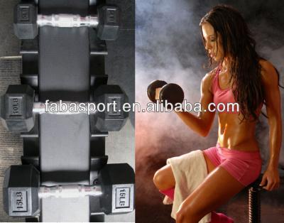 China Natureal Rubber + SBR DUM-2214 Solid Body Dumbbells for sale