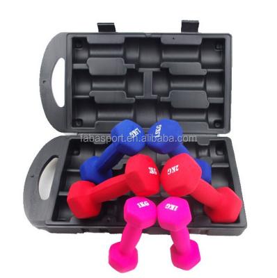 China Neoprene Dumbbell Set Vinyl DM-09 for sale