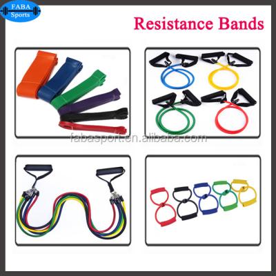 China 100% latex latex stretching band/resistance band for sale