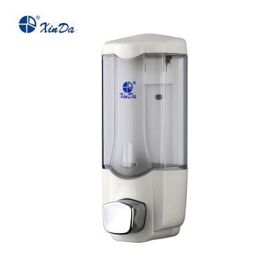 China Modern XinDa ZYQ37 Bathroom Hotel Hand Liquid Soap Dispenser Wall Mounted Plastic Soap Dispenser for sale