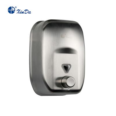 China Foam Soap Dispenser Metal Soap Dispenser Sanitize Push Pump Wall Hanging No Touch Automatic Hand Sanitizer Liquid Soap Dispenser ZYQ 180 for sale