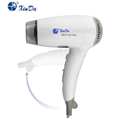 China Foldable XinDa RCY-188 19A Straightener 4 in 1 Curler One Stage Hair Dryer Hot Airbrush 1200w Hair Dryer for sale