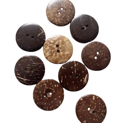 China Best selling washable natural coconut shell button 40L 25mm 200pcs/bag for sale