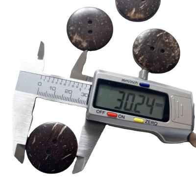 China Best-selling 48L 30mm Washable Natural Coconut Shell Button for sale