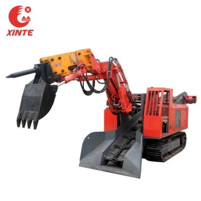 China STB-120 Bergbautunnelmaschine Crawler Mucking Loader mit Brechhammer zu verkaufen