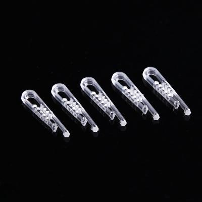 China Shirt Makers Produce Plastic Transparent Shirt Tie Buckle Shirt Clip for sale