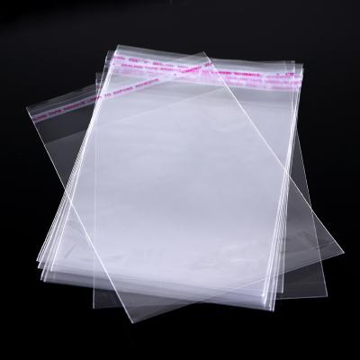 China Recyclable custom logo opp bag self adhesive cellophane bags packing clear opp plastic bag for sale