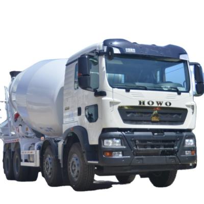 China 2022 brand new electric cement mixer truck CNHTC HOWO TX 350HP 8X4 12m3 low ev electric concrete mixer truck price sell FJG5313GJBZZW for sale