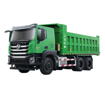 China SZ 2022 EV 282kWh Pure Electric Cargo Truck SAIC Hongyan Jiehu H6 360hp 8X4 5.8m Manure Dump Truck High Quality Tipper Truck for sale