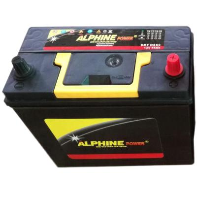 China Golf Carts 46B24R 12V45AH Maintenance Free Storage Automotive Sealed Auto Battery For Starting Cars for sale