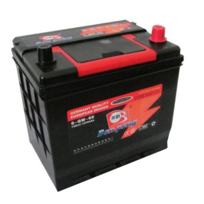 China Golf Carts N50Z 12V60AH Maintenance Free Storage Automotive Sealed Auto Car Battery for sale