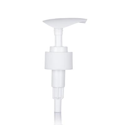 China Non Spill Yuyao 24/28/410 Ribbed Lotion Dispenser Pump PP Plastic Lotion Pump for sale