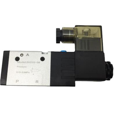 China Directional Control Aluminum Pneumatic Direct Acting Solenoid Valve 3V210 2 Positions 3 General Ways for sale