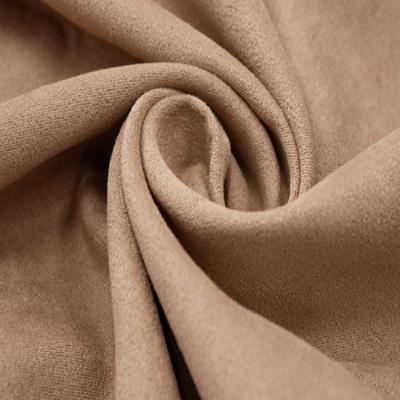 China Anti-Static high quality polyester spandex jersey suede scuba fabric for sale