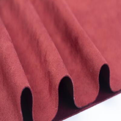 China Anti-Static wholesale microfiber polyester recycled weft knitted breathable scuba suede fabric for sofa for sale