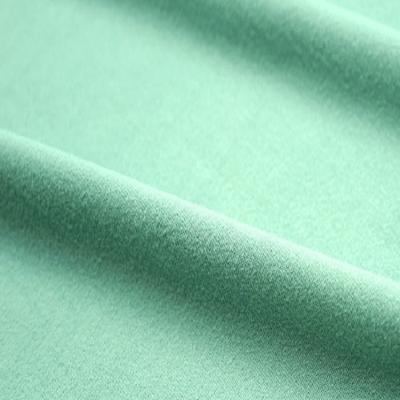 China Anti-Static new product soft and comfortable personalized double brush poly spandex custom dye fabric for sale