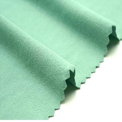 China Anti-Static custom polyester spandex DTY jersey dying brush knit fabric for sale