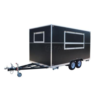 China In Line With Mobile Coffee Cart Hot Dog Bar Kitchen Rules Fast Food Catering Food Van Trailer for sale