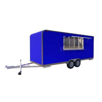 China In line with the rules customized food trailer mobile trailer fast food catering truck for sale for sale