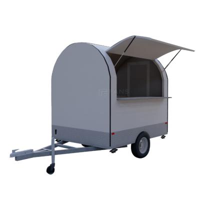 China In accordance with the rules mobile food truck concession pancake cart warmer street food food trailer for sale for sale