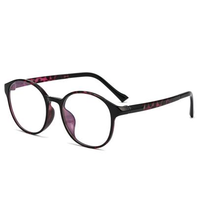 China New retro student 86513S prescription TR90 ultra-light fashionable Myopia Glasses Round optical glasses for sale