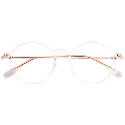 China Optical glass transparent frame 06-62010 fashionable simple decorative polygonal glass retro TR for sale