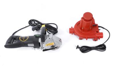 China Dustless Slotting Cutting Grooving Electric Wall Chaser With Removable Sharp Saw Blades for sale