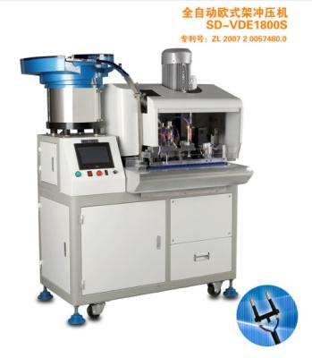 China High Efficiency Flat Cable 2 Round Pin Plug Insertion Machine Low Noise for sale