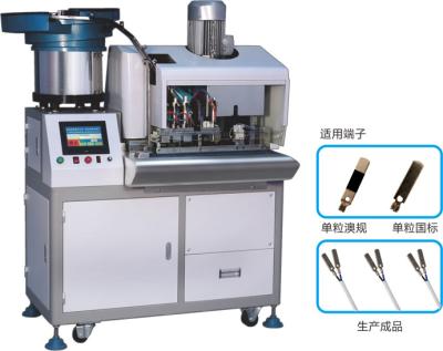 Chine Rendement élevé de alimentation automatique de rabattement terminal de cuivre simple de machine à vendre