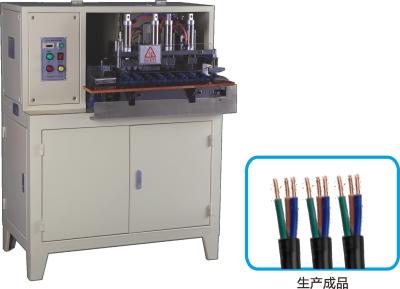 China PVC Plug Insertion Machine , 2 Core And 3 Core Electrical Cable Stripper Cutting Machine for sale