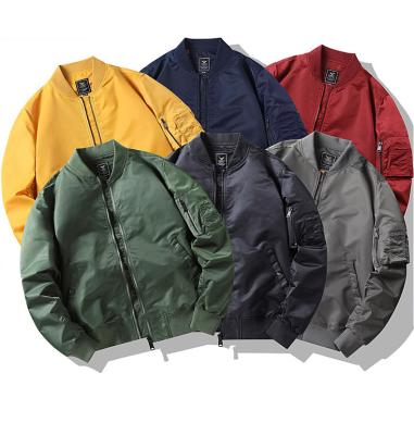 China KAISORN High Quality Hot Sales Waterproof Custom Made Plain MA1 Bomber Jackets Plus Size Mens Jackets for sale