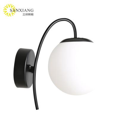 China Modern Skycam Price is Wholesale Competitive Decorative Modern E27 Glass Ball Wall Lights for sale