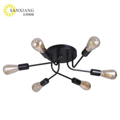 China Skycam Manufacturer Industrial Housing Nordic E27 Outdoor Mounted Chandelier Decorating Ceiling Lights for sale