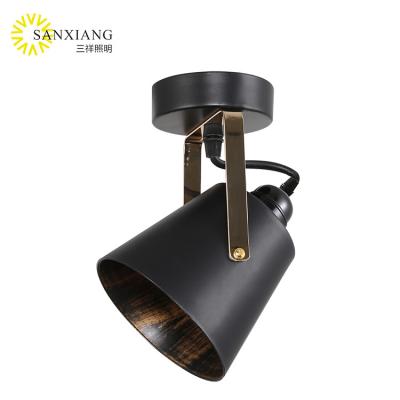 China New Skycam Outdoor Mounted Black Indoor Decoration Lighting Nordic Modern Metal E27 Ceiling Lamp for sale