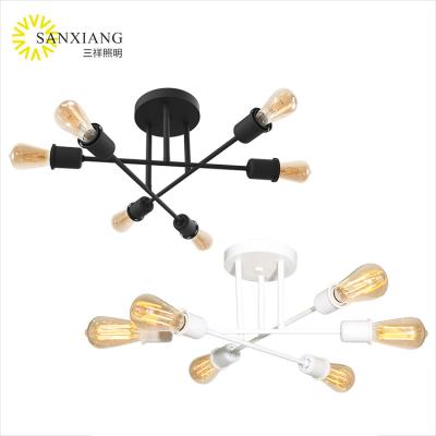 China Hot Sale New Arrival Hotel Bedroom Living Room Modern Metal Chandeliers E27 Pendant Light for sale