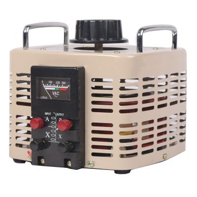 China 2022 New Product Single Phase 0.5KVA AC Variac Copper Or Aluminum Adjustable Voltage Regulator for sale