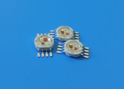 China 4in1 RGBA High Power Led Module , 8pins 4X2W RGB Amber LED Diode for sale