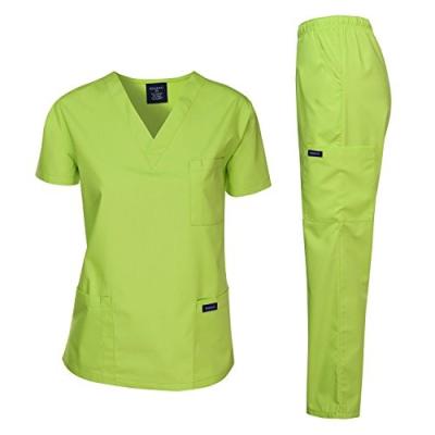 China Anti Shrink Scrubs Medical Uniform Women And Man Scrubs Medical Nurse Set Scrubs Top And Pants For Hospital for sale