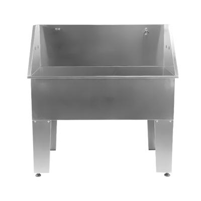 China Durable Non-Slip Dog Wash Station Stainless Steel Dog Pet Grooming Bathing Tub for sale