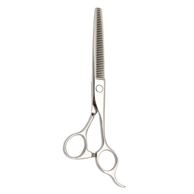 China Small Animals 6.5 Inch Professional Thinning Stainless Steel Cutting Teeth Shears Scissors With Detachable Bushing for sale