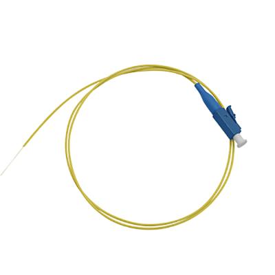 China FTTX/FTTH/PON/CATV System Telecommunication LC APC UPC Fiber Optic Pigtail SM Braid ftth Patch Cord PVC Lszh Simplex Fiber Pigtail for sale