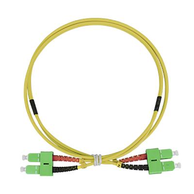 China FTTX/FTTH/PON/CATV System G.652D/G.657A2 SC Patch Cord Cable PVC Single Mode Duplex Fiber Optic Patch Cord Diameter Fiber Patch Cord/Jacket lszh 2.0 for sale