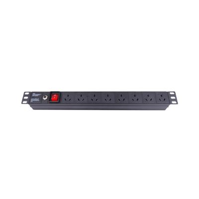 China Integrated Switch 1u International Type 19 Inch Switched PDU for sale